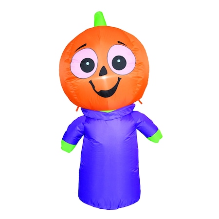 Celebrations Celebrations Four Season 4 ft. Prelit Halloween Kid Inflatable MY-20D415-A1